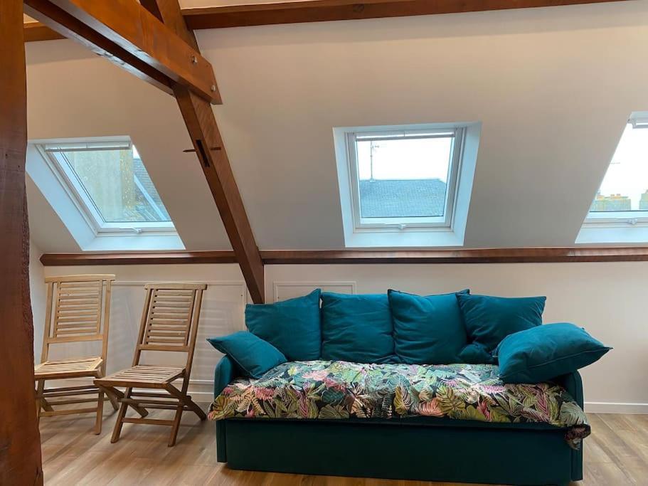 Maison Du Cap Lihou, Duplex Au 1Er Et 2Eme Etage Mansarde, Quartier Historique, 그랑빌 외부 사진
